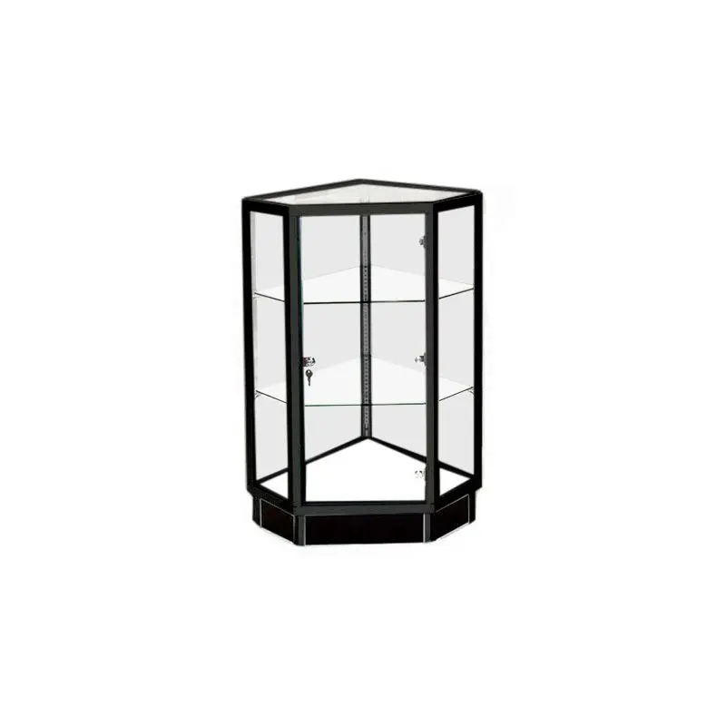 Extra Vision Corner Filler w/ Locking Swing Door - Black