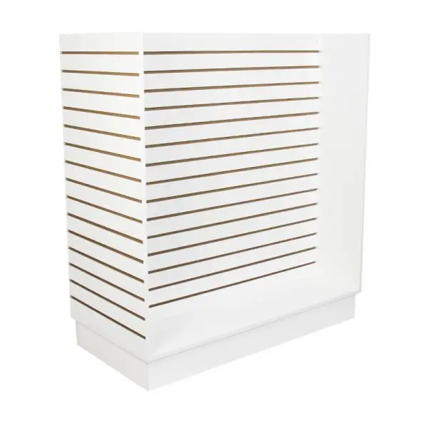 Slatwall 4ft H Unit - White