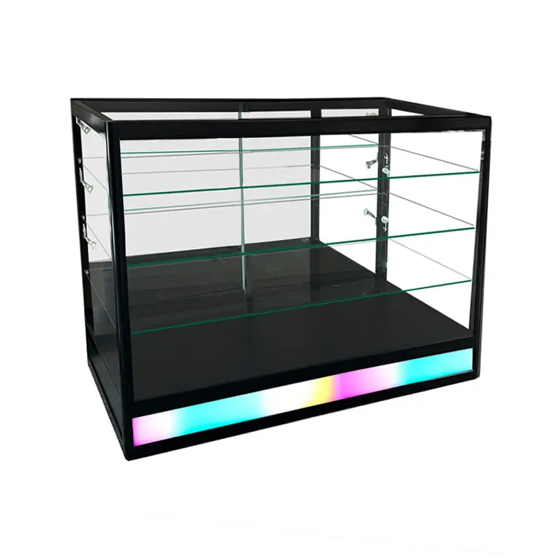 4' Radius Edge Showcase w/ RGB Chasing Lights - KD