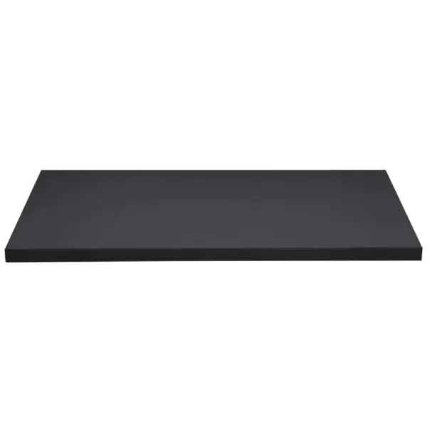 12" x 24" Melamine Wood Shelves - Black