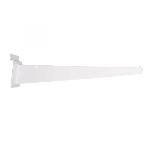 12" Shelf Bracket - White