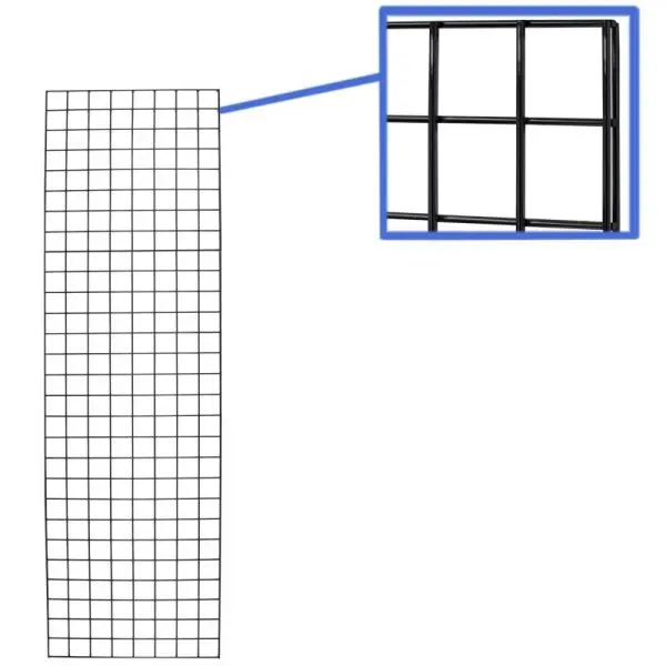 2 X 7 Grid Panel - Black
