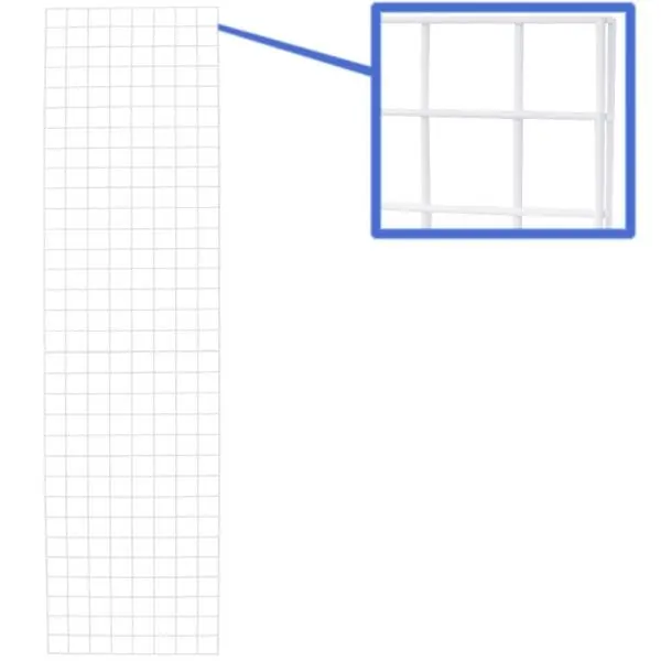 2 X 8 Grid Panel - White