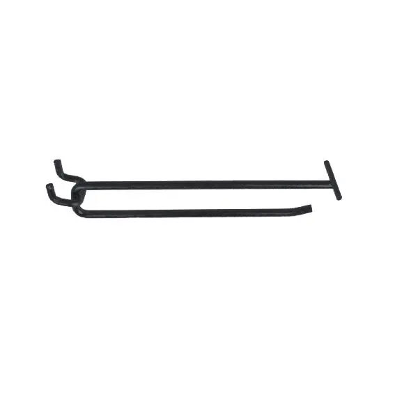 6"L Pegboard Scanner Hook - Black