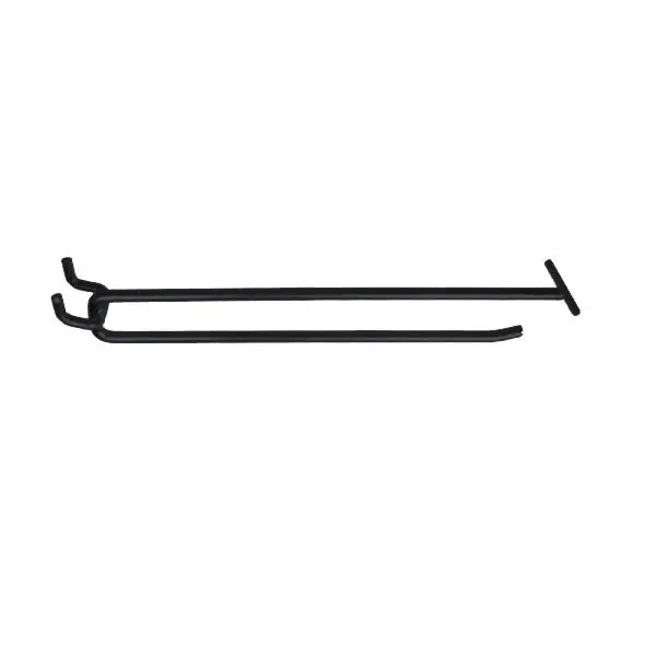 8"L Pegboard Scanner Hook - Black