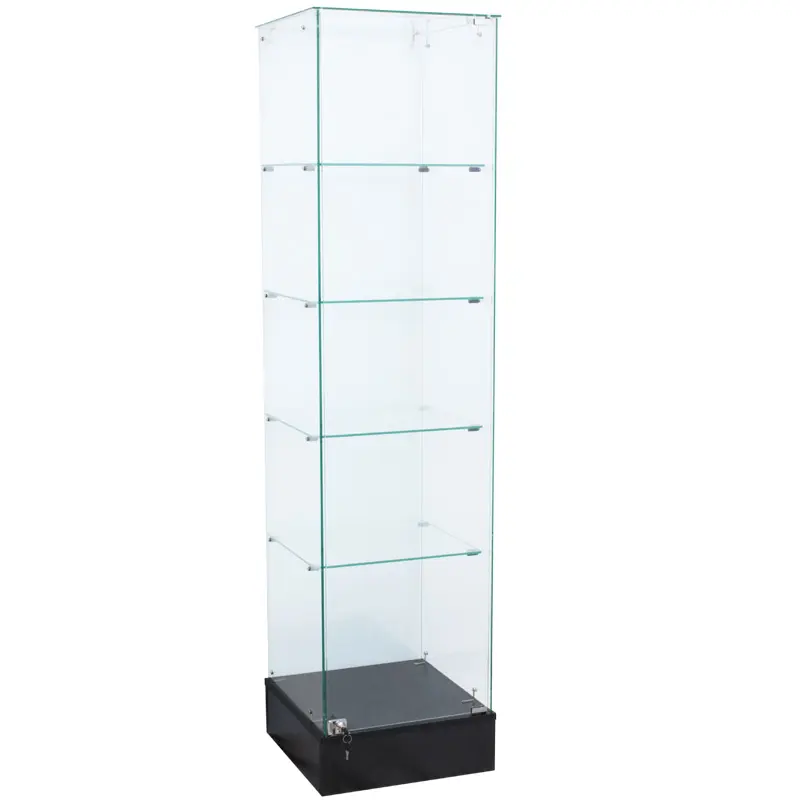 Frameless Full Vision Tower Case - Black