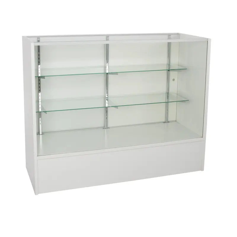 4’ Full Vision Showcase - White