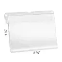 Clear Scanner Hook Label Holder