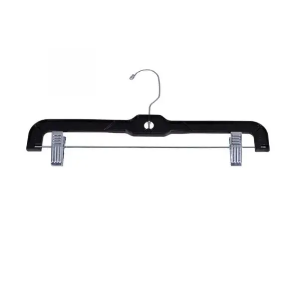 14" Plastic Skirt/Pant Hanger - Black