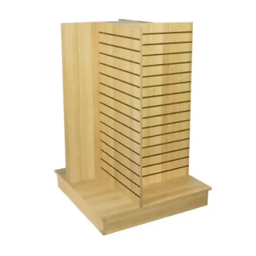 [SWD4CM] Slatwall 4-Way Display - Maple