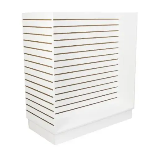 [SWDH4W] Slatwall 4ft H Unit - White