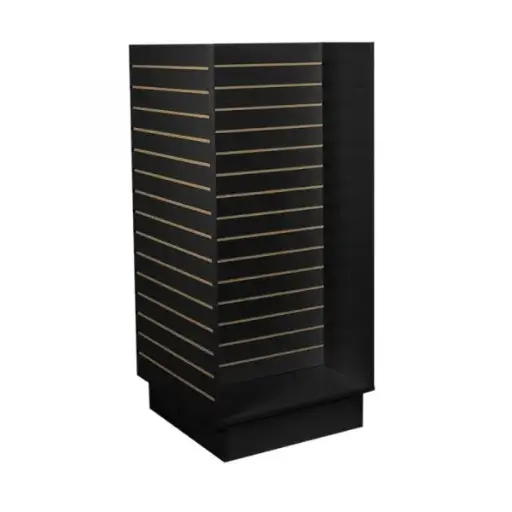 [SWDH2B] Slatwall 2ft H Unit - Black