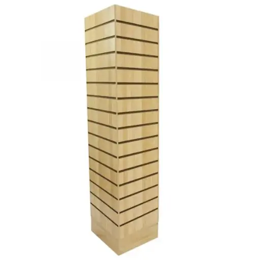 [SWC1254-M] Rotating Slatwall Tower - Maple