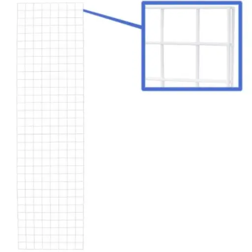 [GN28W] 2 X 8 Grid Panel - White