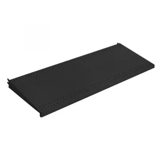 [E.S36-15 Black] Gondola End Cap Shelf 15" Black