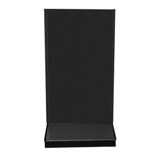 [E.WS48-19-84 Black] Single-Sided Gondola Wall Starter 19" Base - Black