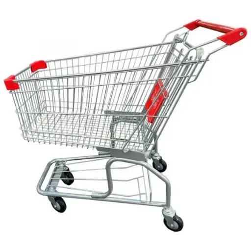 [S-CART-R] Small Shopping Cart - Red Handle